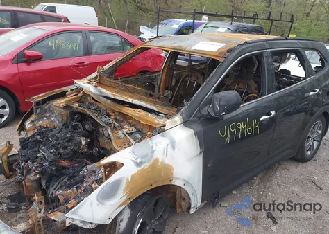 2016 Hyundai Santa Fe Se из США, поврежденный, VIN KM8SM4HF1GU155216